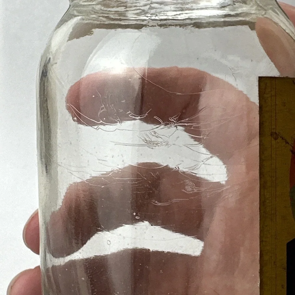Vintage Everbest Pure Grape Jam Jar Glass 1lb Empty No Lid Glaser Crandell Co